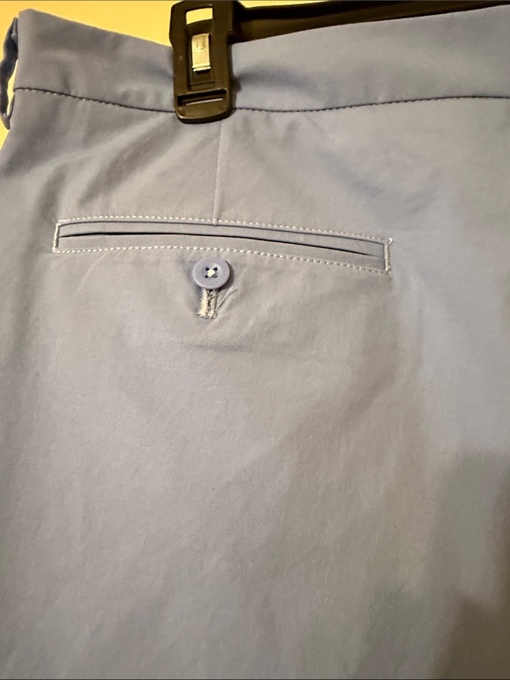 Vineyard Vines On-The-Go Periwinkle Blue Flat-Front Men's Shorts - Picture 4 of 8